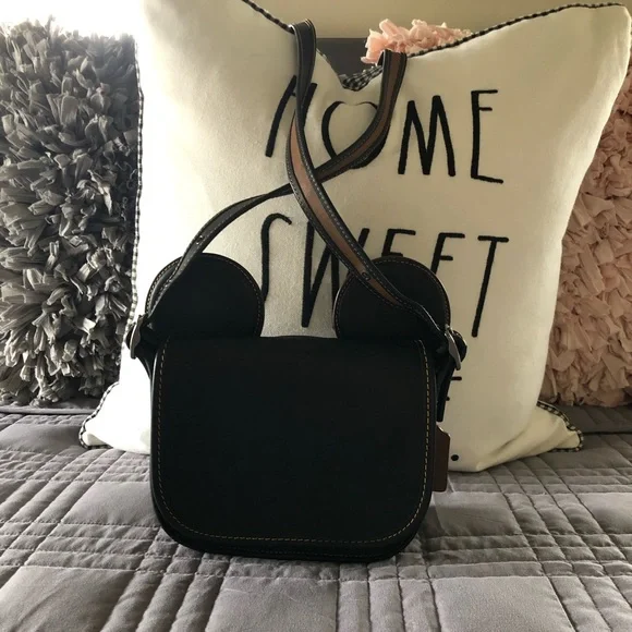 RARE COACH DISNEY BAG BLACK GREAT CONDITION 🎄🎄 - Picture 1 of 6
